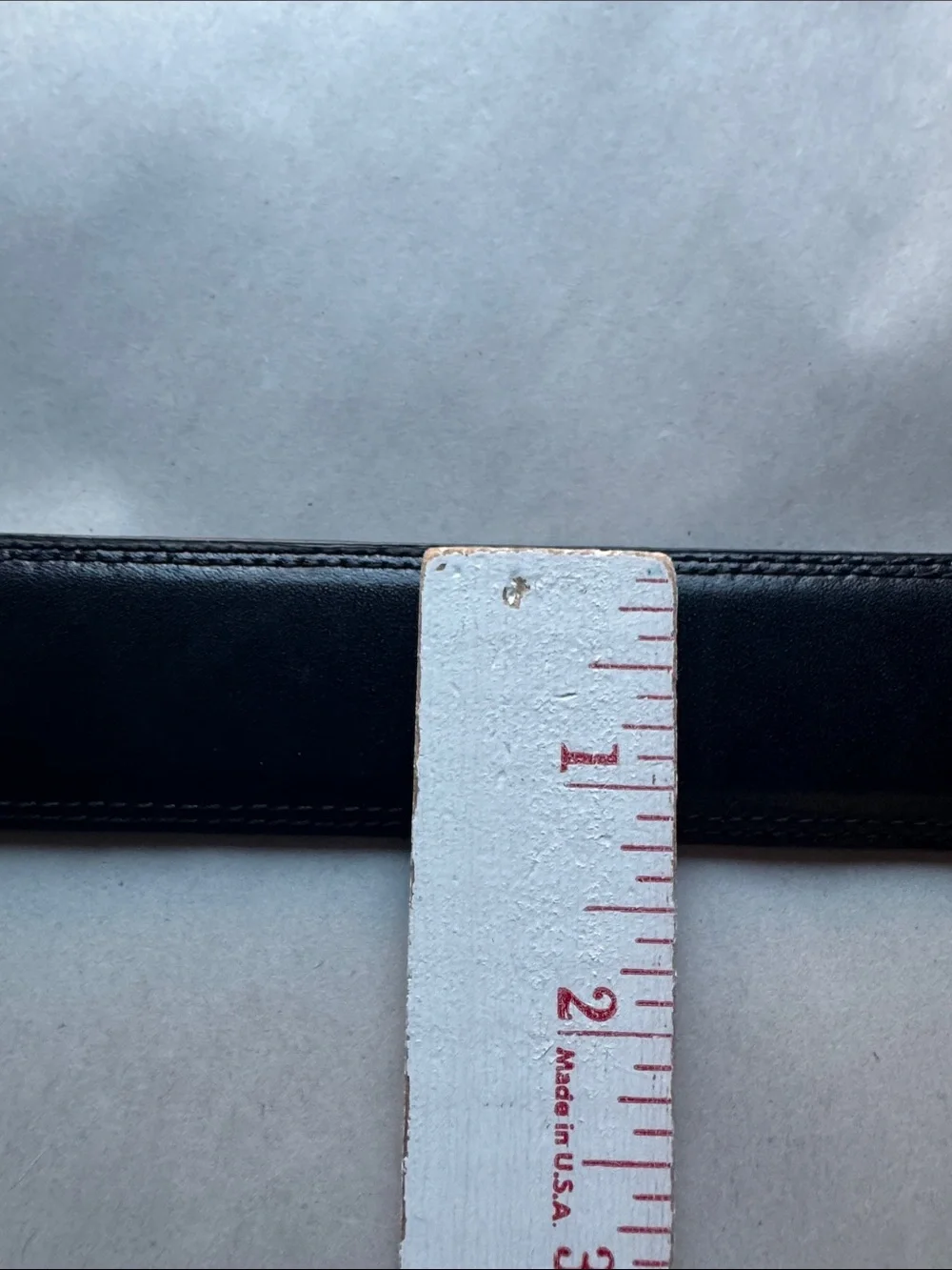 Bill Lavin Soft Collection Black Leather Belt Mens 40 Hand Made/Sewn Fine